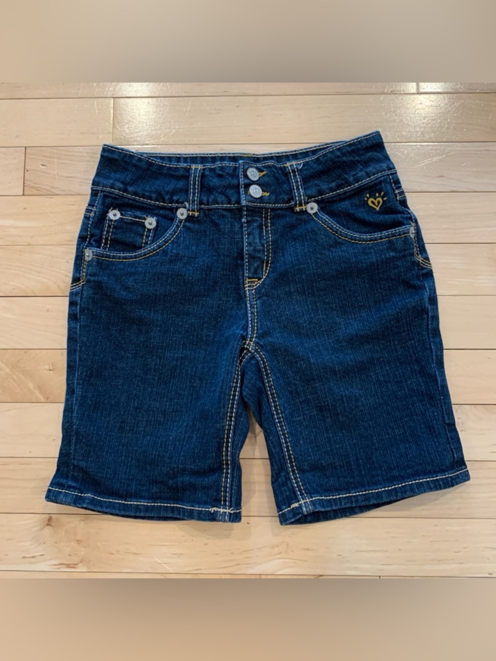 Justice Jeans denim shorts youth girls size 12 regular